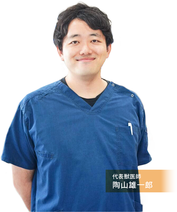 代表獣医師 陶山雄一郎
